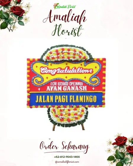 Sewa Papan Bunga Lasoani